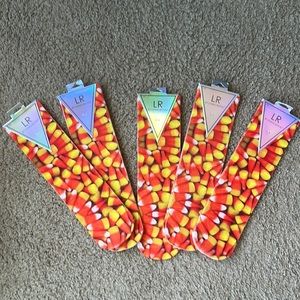 Candy corn socks!